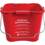 KleenPail Pro Sanitizer Pail Cleaning Bucket with Bail Handle for Efficient Kitchen Restaurant and Janitorial Cleaning Tasks Du