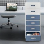6-Drawer File Cabinet with Lockable Drawers Office Organizer with Silent Wheels Multi-Layer Storage Home & Office Filing Cabinet