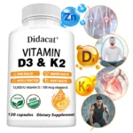 D3 & K2 Vitamins Supplement - Supports Heart, Bone, Muscle, Immune & Joint Health, 10,000 IU Vitamin D & 100mcg Vitamin K