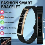 Smart Bracelet Fitness Tracker 24H Sleep Tracker All-Day Continuous Heart Rate Stress HRV Monitor Step Counting Sport Smart Band