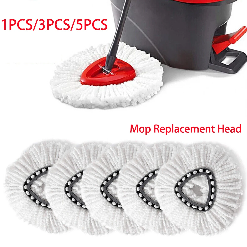 kf-S8a55f603ed8c4243bbdbce2ef7667cd5N Mop for Vileda Wring Mopping Replacement Clean Microfibre Mop Refill Head Household Cleaning Tools Mop Accessories - Image 1