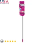 Microfiber Flip Mop 2in1 Dry Wet Cleaning Mop 360 Rotating Head Dust Mop Lightweight Machine Washable Floor Cleaner