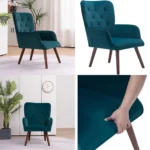 Office Waiting Room Chairs Set, Modern Reception Bench, Guest Sofa with Pull-Out Backrest for Visitor Comfort and Recreational U