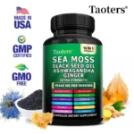 Organic Seaweed with Ashwagandha Supports The Immune System,Joint Health,Intestinal Cleansing,Detoxification,and Sleep Health