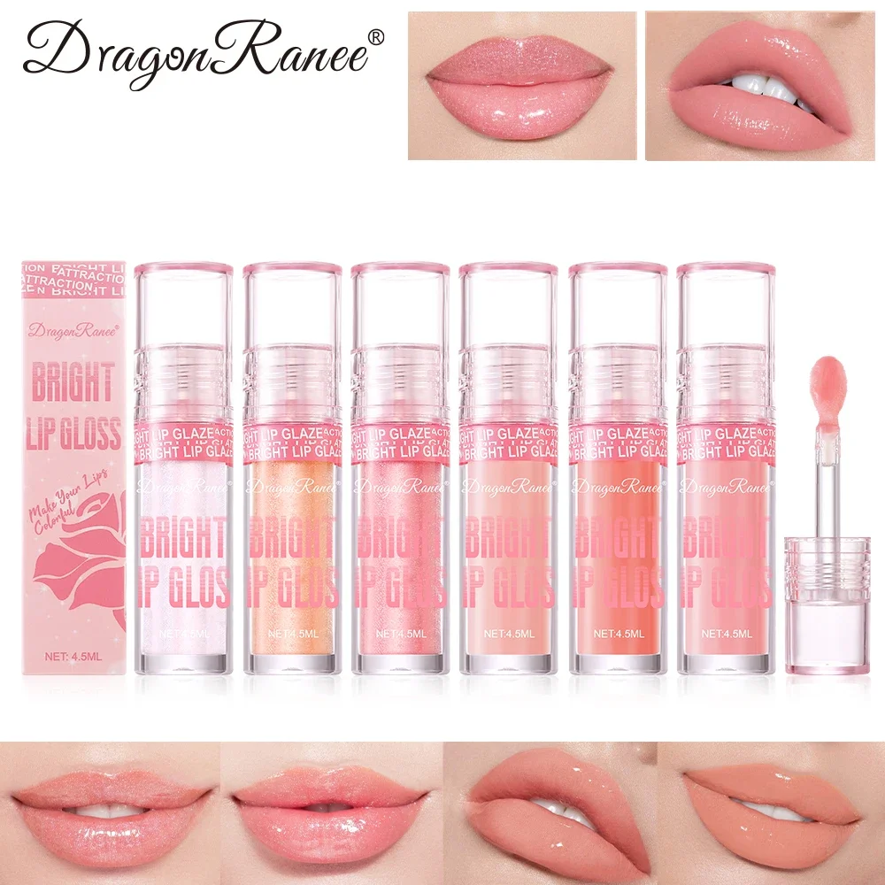 kf-Sa8dc7d4a7d1341e08a9be5217eebc88aC Shimmering Lip Gloss Hydrating Plumping Lipstick Water Based Lightweight Formula Reduces Fine Lines Mirror Finish Non Sticky - Image 1
