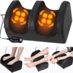 Electric Foot Massage Machine Hot Compress Massage Kneading Foot Health Care Shiatsu Roller Calf Vibrator Relieve Muscle Fatigue
