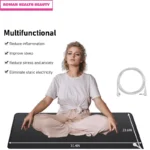 90x60cm Grounding Mat for Improving Sleep Grounding Pad Health With Earthing Cable EMF Recovery Protection Release Electrostatic
