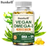 Vegan Omega 3 Algae Oil, with DHA & EPA, Heart, Brain, and Eye Health, Fish Oil Alternative, 30/60/120 Softgel Capsules, Non-GMO