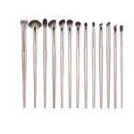 Professional Eye Makeup Brush Set Precision Eyeliner Blending Angled Brushes for Smokey Eye Travel Size Cruelty Free Kit