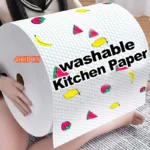 400Pcs Washable Kitchen Paper Towels Dual-Purpose Dry & Wet Cleaning Cloth Disposable Dishwashing Paper Cleaning Specialty Paper