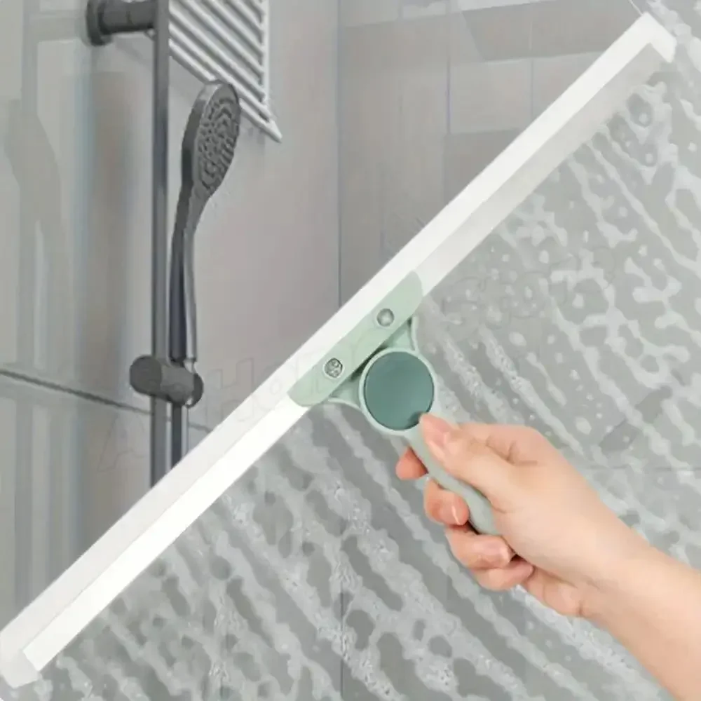 kf-Sd1766357b1304c289f4cb33d9625cb5e0 Magic Squeodo Silicone Mop Wiper Flooring Cleaning Squeegee Telescopic Broom Bathroom Wipe Sweeping Ground Scraping Floor Pole - Image 1