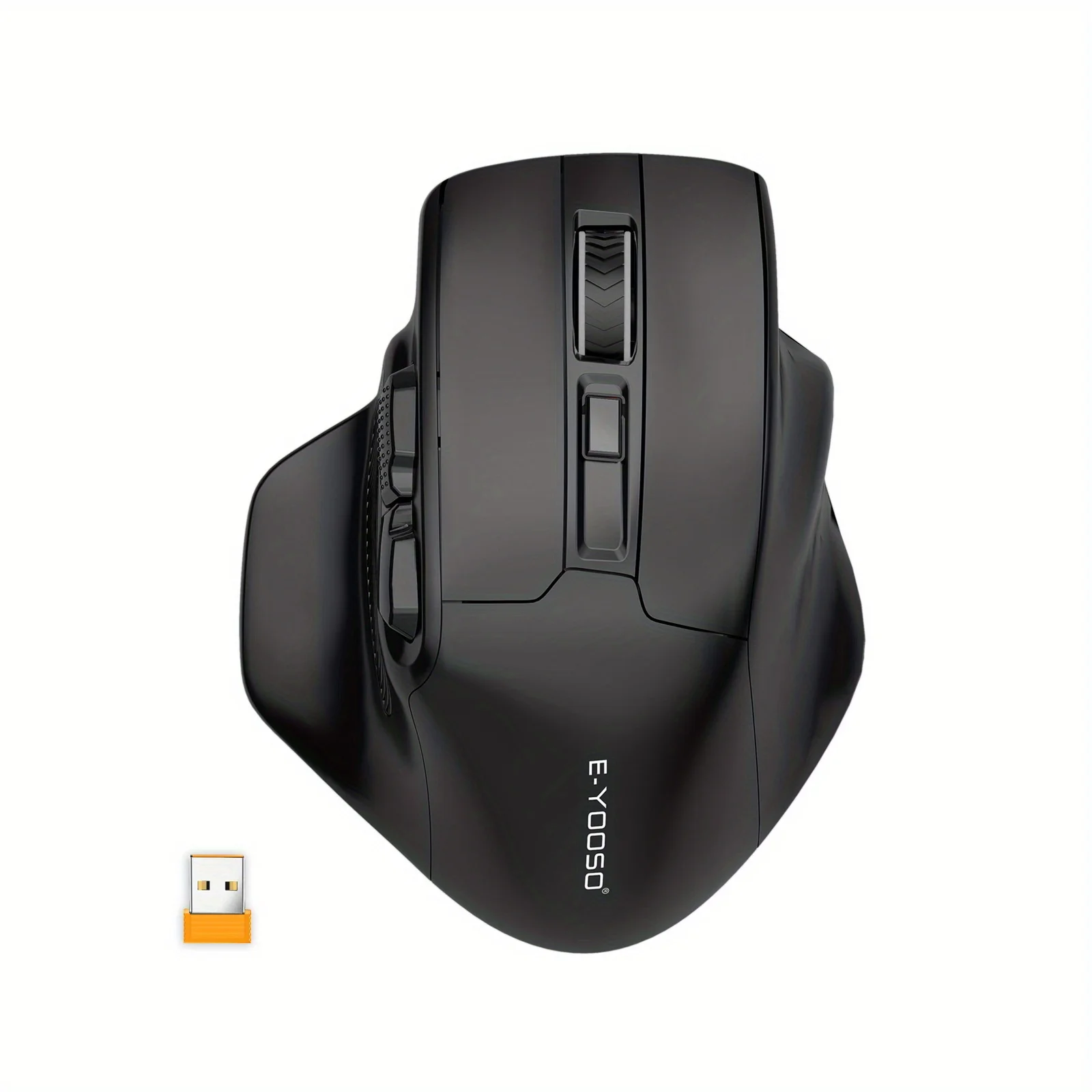 kf-Sd63fe683ed184284b200f5af97b40eedj E-YOOSO X-31 2.4G Wireless Ergonomic Gaming Mouse, 4800 DPI Sweatproof & Slip-Resistant Large Optical Mouse for PC, Mac, Laptop - Image 1