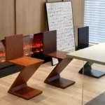 Nordic Light Luxury Z-Shaped Solid Wood Chair | Creative Dining/Sofa Stool | Living Room/Side Table Use | Home Furniture