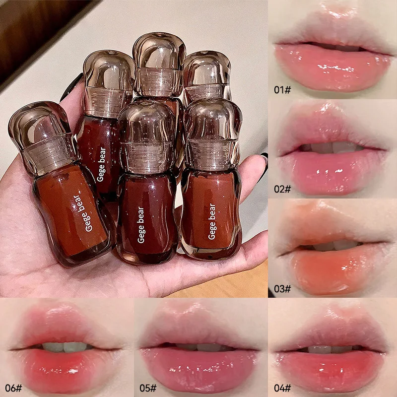 kf-Sda706ce265304ca297b830cf7f8e3260m Gege Bear Crystal Gloss Lip Tint — Autumn/Winter Hydrating Formula, Mirror-Gloss Finish, Youthful Plumping Effect - Image 1