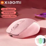 Xiaomi Wireless Mouse 2.4G Compatible Ergonomic Optical Mouse Rechargeable Computer Mouse for Laptop PC Notebook Cordless Mice