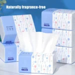 10 Packs 400 Paper Thickened Napkin S Size Household Paper Towel Comfortable Wood Facial Tissue Toilet Paper for Car Home Office