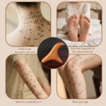 1 PCS Neck Foot Sandalwood Trigger Point Massage Gua Sha Tools Home Gym Professional Therapy Massage Tool For Back Leg Hand Face