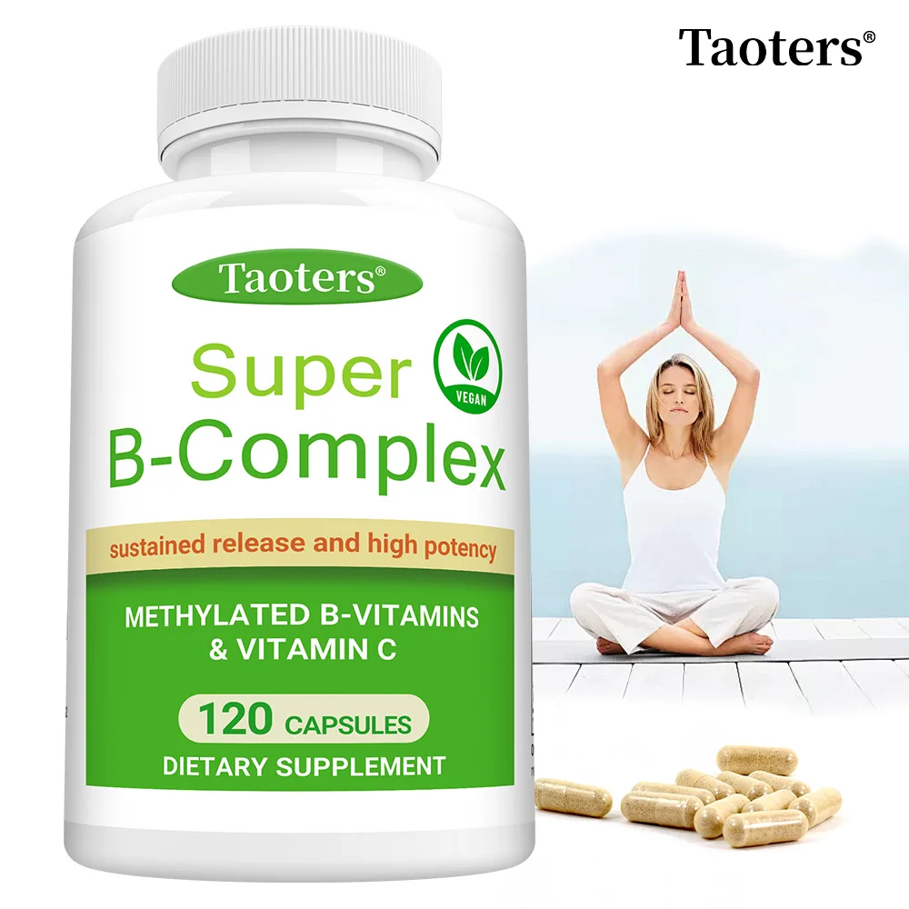 kf-Se4de81d66445467f89d541004c95ab9a4 Super B Complex, Including B12, B1, B2, B6, Vitamin C – Energy Metabolism, Maintaining The Nervous System, Promoting Skin Health - Image 1