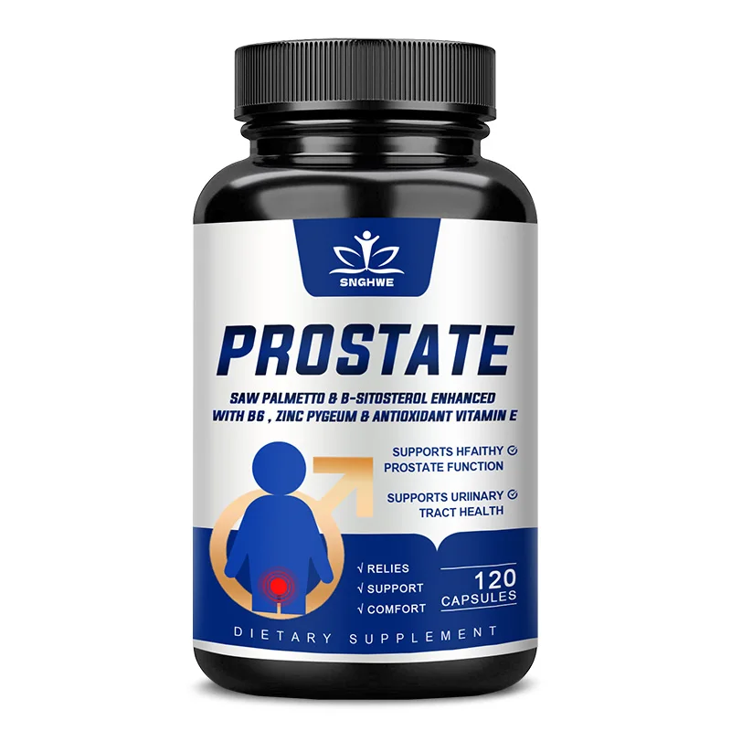 kf-Se5b19b96386b4feaafc9cb2c5c31cf78q Prostate Saw Palmetto and Beta Sitosterol Supplement Men's Prostate Health Support Size Supports Urinary Relief Bladder Control - Image 1