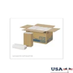 C-Fold Paper Towels 240 Sheets 10 Packs General Purpose Absorbent Strong Unscented Chlorine-free Compatible Dispenser Multifold