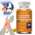 Glucosamine Chondroitin MSM and Turmeric Supplement - Support for Cartilage & Joint Health & Flexibility, Non-GMO Capsules